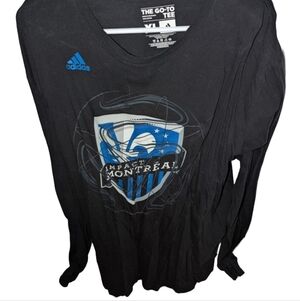 Men's Montreal Impact Long Sleeved Adidas Shirt Size XL